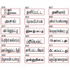 Customise 30mm x 10mm Pre-Inked Name Stamp | Rubber Stamp (Tamil)